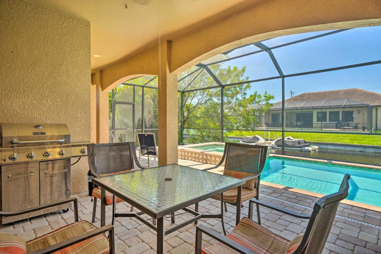 Canalfront Cape Coral Home With Patio And Grill! Extérieur photo